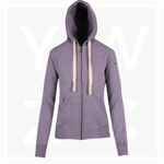 FZ99UN-Ladies-Junior-Heavy-Zip-Fleece-Hoodie-GreyMarl