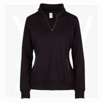 F365LD-Ladies'-Enterprise-Half-Zip-Fleece-Black