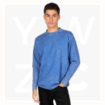 T227LS-Mens'-Stone-Wash-Long-Sleeve-Tee