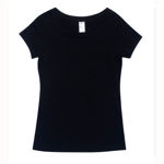 T501LD-Ladies-Cotton-Spandex-T-Shirt-Black