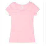 T501LD-Ladies-Cotton-Spandex-T-Shirt-NewPink