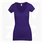 T918LD-Ladies-Raw-Cotton-Wave-V-Neck-Tee-NewGrape