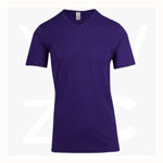 T918TV-Mens-Raw-Cotton-Wave-V-Neck-Tee-NewGrape