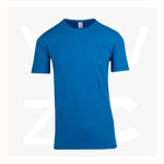 T917HB-Mens-Raw-Cotton-Wave-Tees-Azure