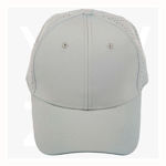 CH88-Four-Way-Stretch-Laser-Cut-Runner’s-Cap-SilverGrey