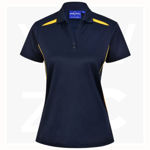 PS94-Ladies-Sustainable-Contrast-Polo-NavyGold