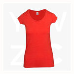 T938LD-Ladies-Marl-Scoop-Neck-T-shirt-CoralRedMarl