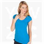 T938LD-Ladies-Marl-Scoop-Neck-T-shirt