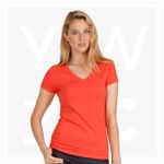 T903LD-Ladies-Marl-V-Neck-T-shirt