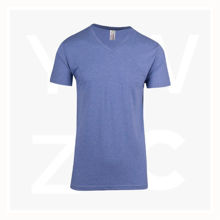 T903TV-Mens-Marl-V-neck-T-shirt-SkyMarl