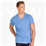 T903TV-Mens-Marl-V-neck-T-shirt