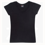 T929LD-Ladies-Jersey-Scoop-Neck-Tee-Black