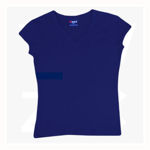 T727LD-Ladies-V-Neck-Tee-Navy