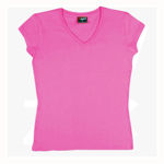 T727LD-Ladies-V-Neck-Tee-Tulip