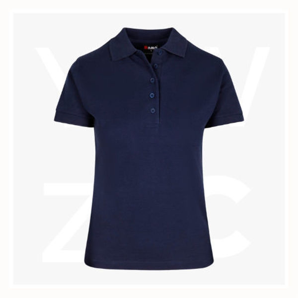 P777LD-Ladies-Cotton-Pique-Knit-Polo-Navy