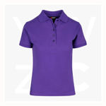 P777LD-Ladies-Cotton-Pique-Knit-Polo-Grape