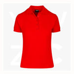 P777LD-Ladies-Cotton-Pique-Knit-Polo-Red