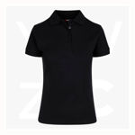 P777LD-Ladies-Cotton-Pique-Knit-Polo-Black