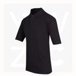 P202HS-Mens-Cotton-Jersey-Polo-Black