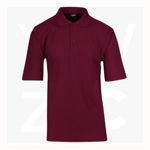 P212HS-Mens-Regular-Pique-Knit-Polo-Maroon