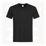 ST2300-Men's-Classic-Tee-V-neck-BlackOpal