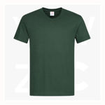 ST2300-Men's-Classic-Tee-V-neck-BottleGreen