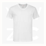 ST2300-Men's-Classic-Tee-V-neck-White