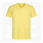 ST2300-Men's-Classic-Tee-V-neck-Yellow