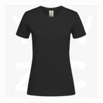 ST2620-Women's-Classic-Tee-Organic-Crew-Neck-BlackOpal