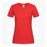 ST2620-Women's-Classic-Tee-Organic-Crew-Neck-ScarletRed