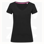 ST9130-Women's-Megan-V-Neck-BlackOpal