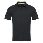 ST8450-Men's-Active-Polo-BlackOpal