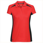 TXP-1W-Women's-Match-Technical-Polo-ScarletRedBlack