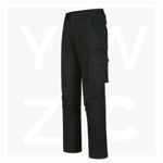 WP26-Unisex-Cotton-Stretch-Rip-Stop-Work-Pants-Black