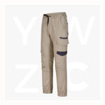 WP28-Unisex-Cotton-Stretch-Drill-Cuffed-Work-Pants-Sand