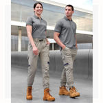 WP28-Unisex-Cotton-Stretch-Drill-Cuffed-Work-Pants