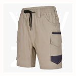 WP29-Unisex-Cotton-Stretch-Drill-Cuffed-Work-Shorts-Sand