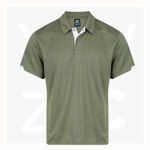 AP1317-Morris-Mens-Polos-ArmyGreen-White