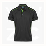 AP1323-Kuranda-Mens-Polos-Slate-FluoroGreen