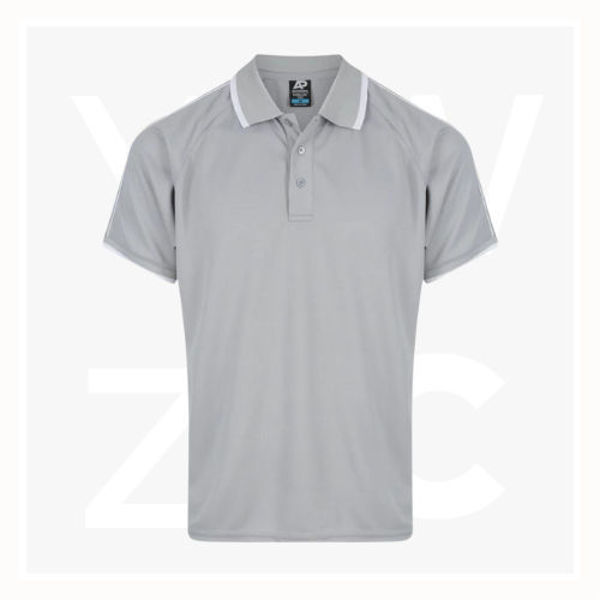 AP1322-Double-Bay-Mens-Polos-Silver-White