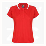 AP2322-Double-Bay-Lady-Polos-Red-White