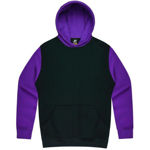 AP1530-Monash-Mens-Hoodie-Black-ElectricPurple