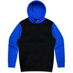 AP1530-Monash-Mens-Hoodie-Black-ElectricRoyal