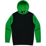 AP1530-Monash-Mens-Hoodie-Black-KawaGreen