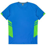 AP1211-Tasman-Mens-Tees-Cyan-NeonGreen