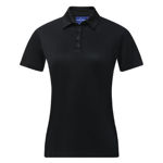 PS96-Jacquard-Knit-Polo-Ladies-Black