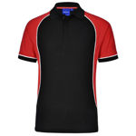 PS77-Arena-Men's-Polo-BlackWhiteRed