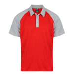 AP1318-Manly-Mens-Polos-RedSilver