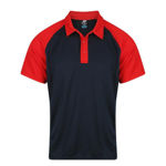  AP1318-Manly-Mens-Polos-NavyRed