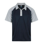  AP1318-Manly-Mens-Polos-NavySilver